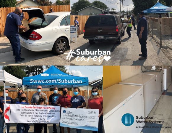 Suburban was proud to hand out 500 food boxes to our WISH customers yesterday. We are grateful to partner with La Puente Outreach Center Food Pantry who has been hosting food distributions for the past 20 years. Suburban’s donation helped them acquire coolers to support their mission of serving fresh produce along with canned goods.  Thank you to everyone who joined and supported. Your partnership is crucial to overall community growth and success. Thank you to Hacienda La Puente Unified School District board member Anthony Duarte for volunteering weekly with the Pantry, making the connection with Suburban, and garnering support and supplies for yesterday's distribution. Thank you to City of La Puente, California - Government for providing traffic control and to Mayor Charlie Klinakis for joining yesterday. Thank you to Assemblymember Lisa Calderon and team for joining and providing supplies for the distribution and volunteers. Thank you to City of Industry Mayor Cory Moss and team for joining and promoting the event to our customers in Industry.