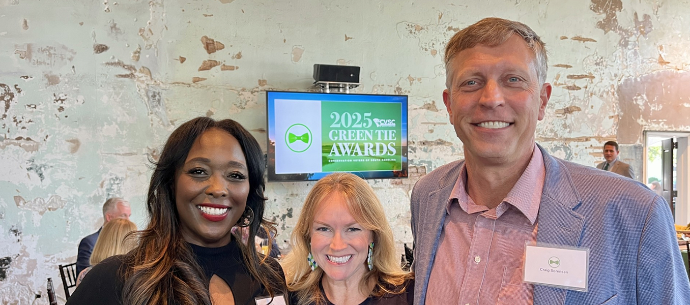 South Carolina Water Utilities leadership attends the Conservation Voters of South Carolina Green Tie Luncheon