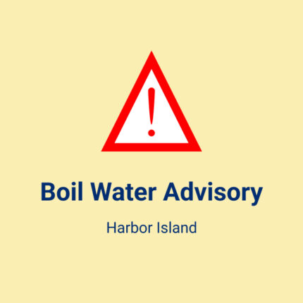 Emergency Alert for Harbor Island Customers
