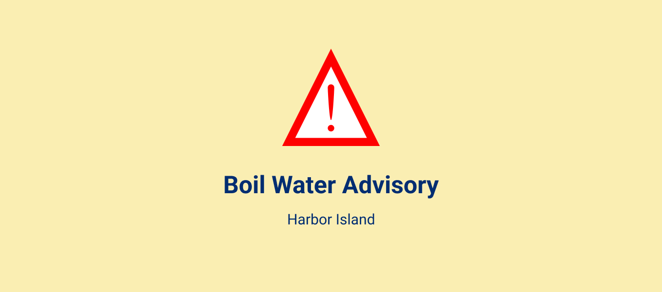 Emergency Alert for Harbor Island Customers