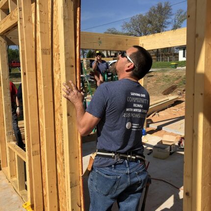 Monarch Utilities Builds With Habitat for Humanity