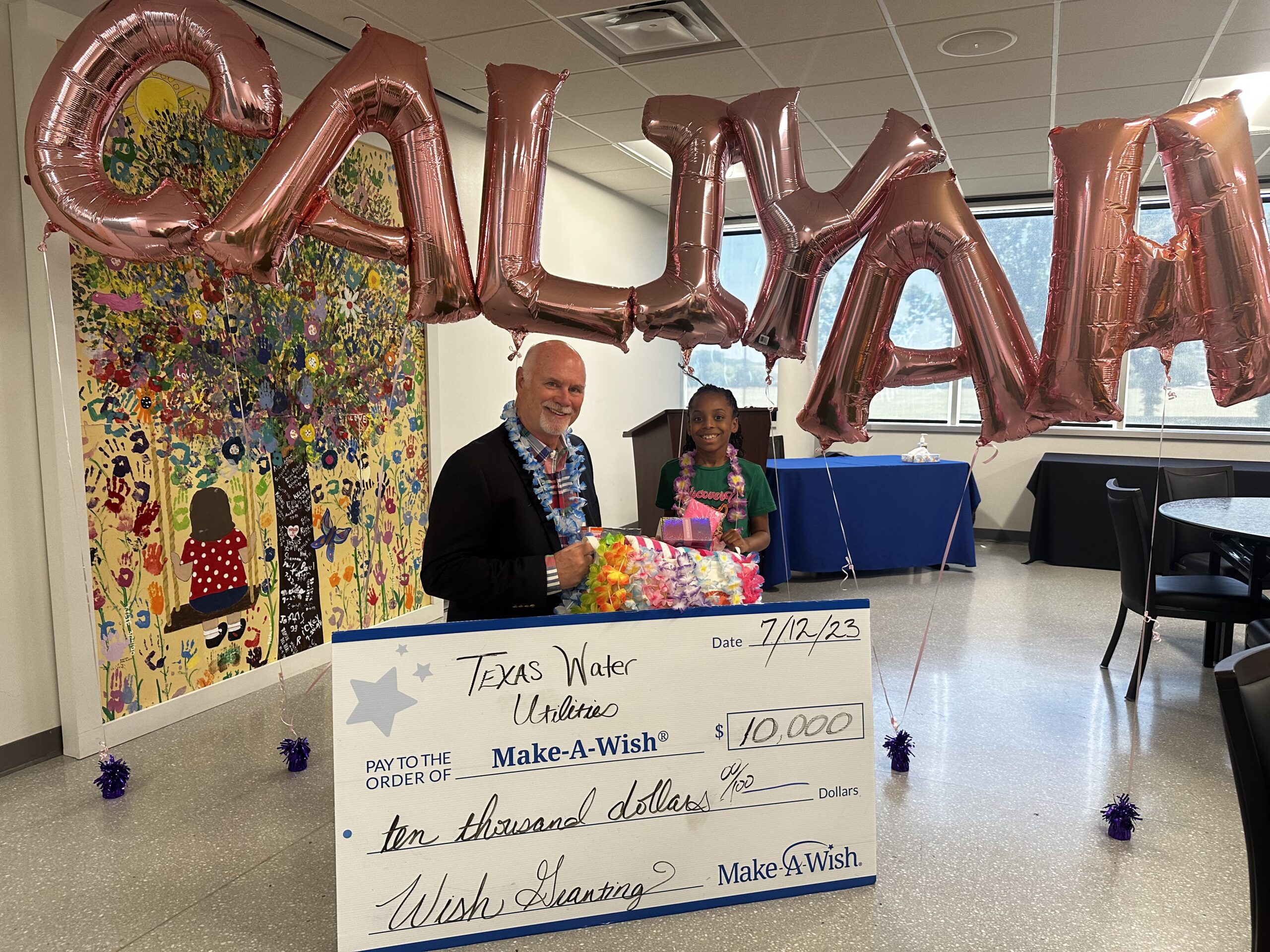 Texas Water Utilities helps grant a 9-year-old's wish to visit St. Thomas