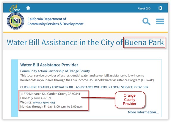 California Low Income Household Water Assistance Program (LIHWAP) How to Apply | SouthWest Water Company | Suburban Water Systems