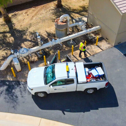 truck california drone | Sativa Water District
